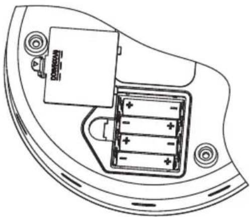 Grillmeister AG 34 C1 - Inserimento delle batterie - 2