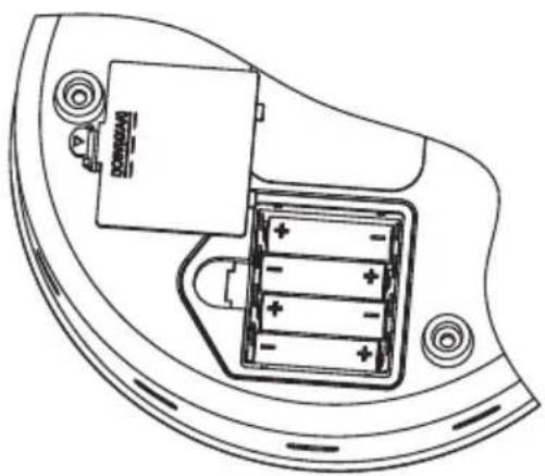Grillmeister AG 34 C1 - Inserting the batteries - 3