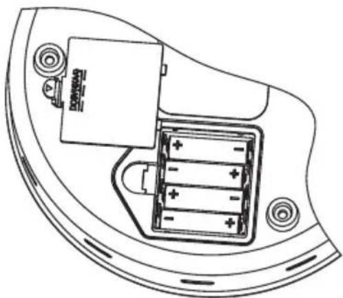 Grillmeister AG 34 C1 - Insertion des piles - 3