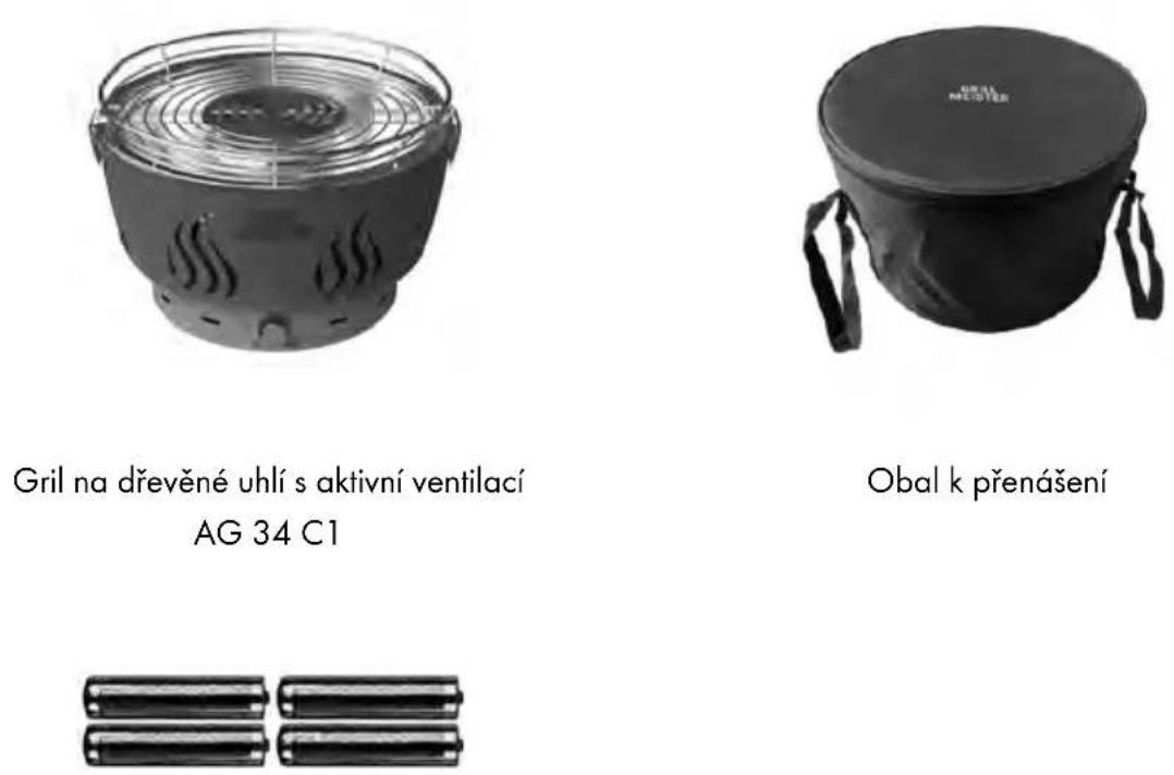 Grillmeister AG 34 C1 - Obsah balení - 1