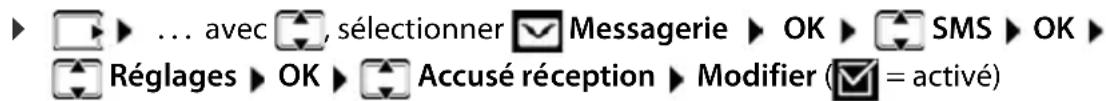 GIGASET E794HX - Accusé de réception SMS (si disponible) - 1