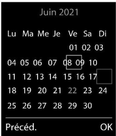 GIGASET E794HX - Calendrier - 1