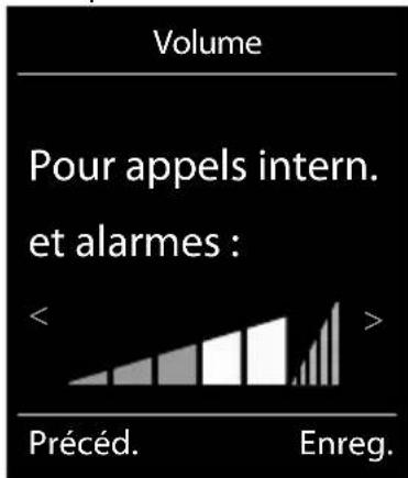 GIGASET E794HX - Volume de sonnerie - 1
