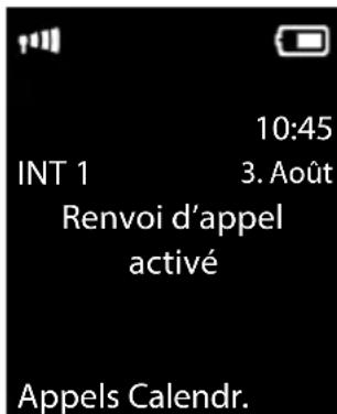GIGASET Comfort 520HX - Afficher des messages de statut sur l'écran de voir - 32