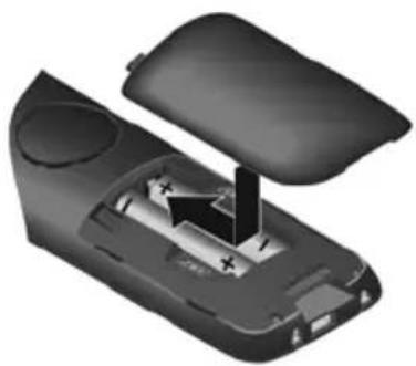 GIGASET E390HX - Insertion des batteries - 3