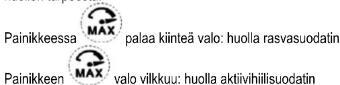 ELICA Bio P 90 USB - Suodattimien vaihtotarpeen hälytys - 1