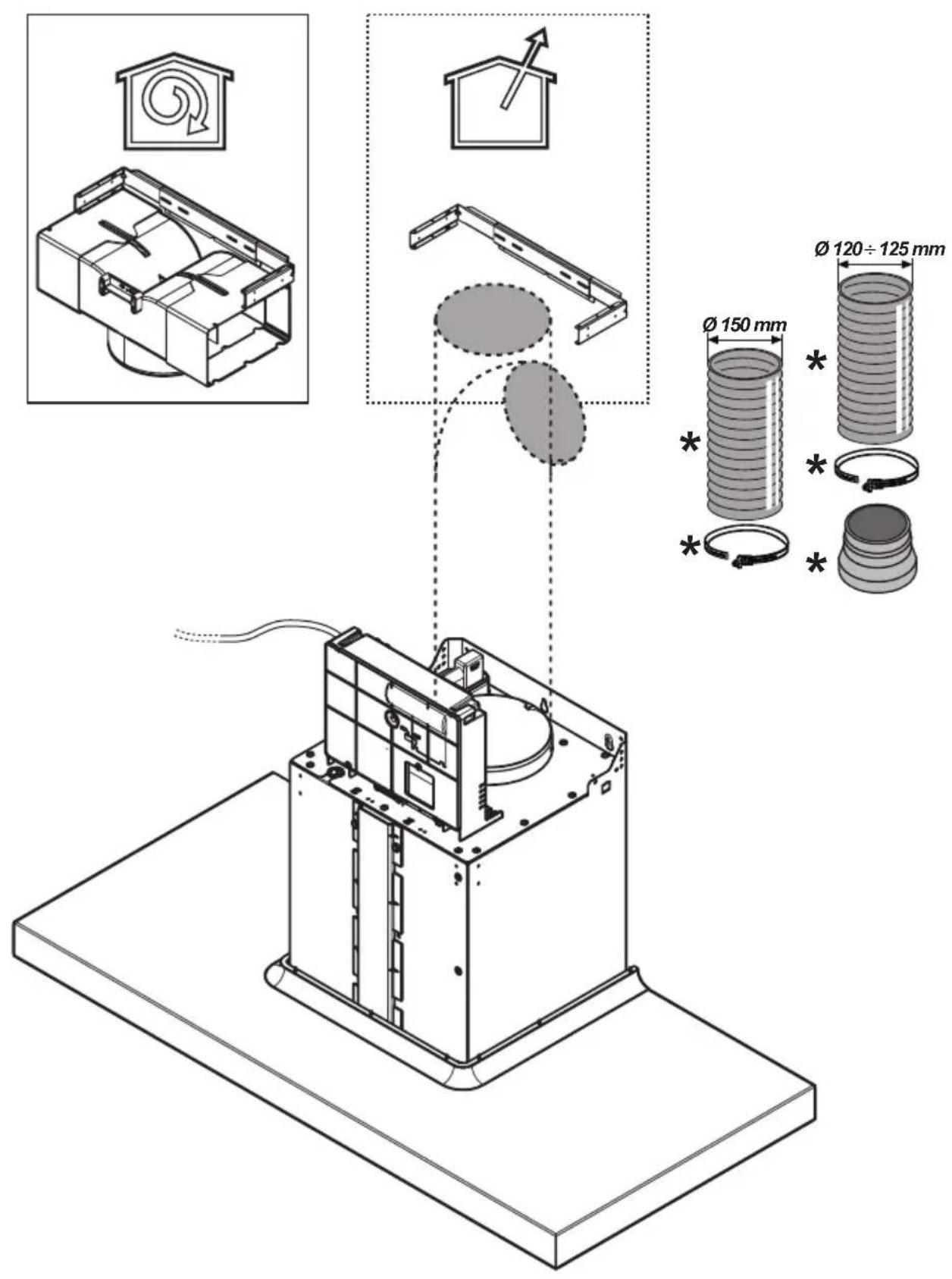 Technical diagram illustrating a mechanical assembly with labeled components and dimensional annotations in millimeters.