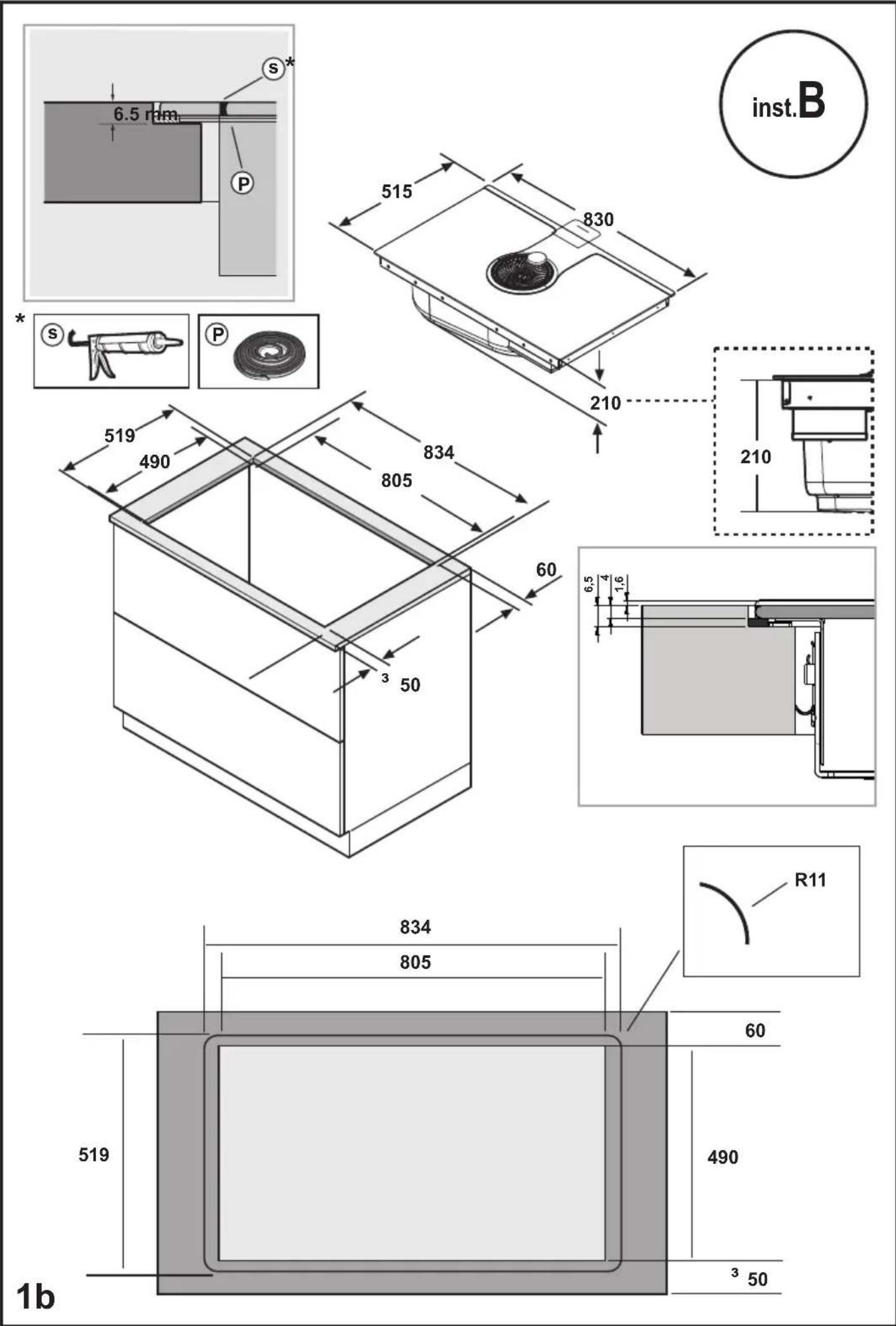 ELICA NikolaTesla One HP BLAG5 - KIT WINDOW - 17
