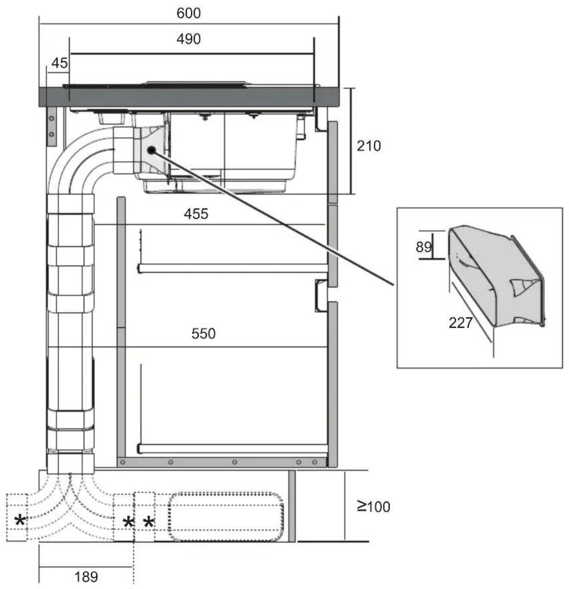 ELICA NikolaTesla One HP BLAG5 - KIT WINDOW - 60