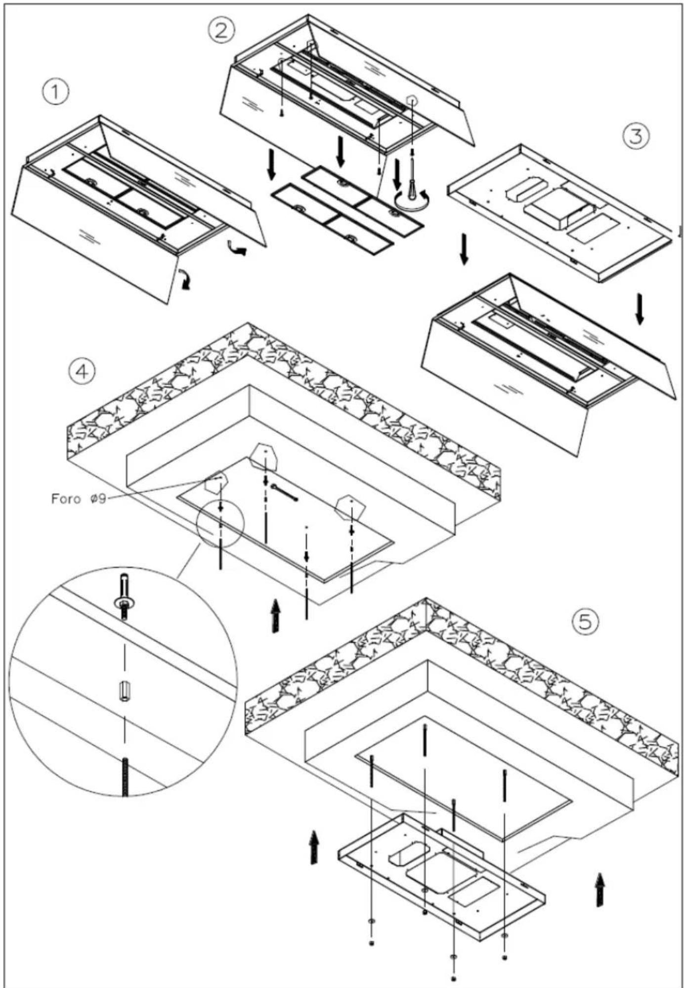 EICO Romeo 60 N SM ECO - CEILING PANLE 124 18Kg - 36