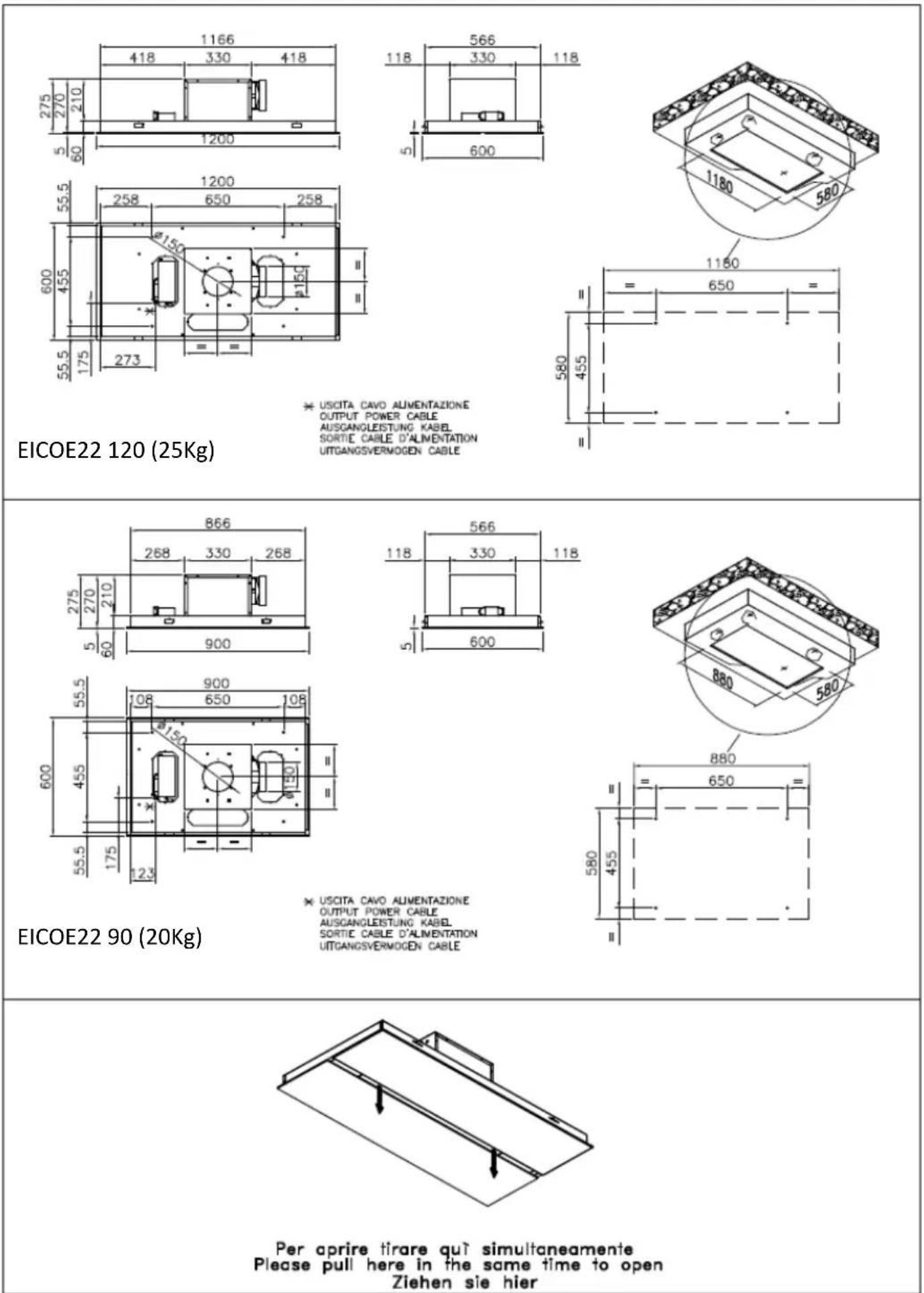 EICO Romeo 60 N SM ECO - CEILING PANLE 124 18Kg - 16