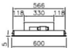 EICO Romeo 60 N SM ECO - CEILING PANLE 124 18Kg - 31
