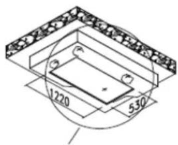 EICO Romeo 60 N SM ECO - CEILING PANEL 124 SM - 3
