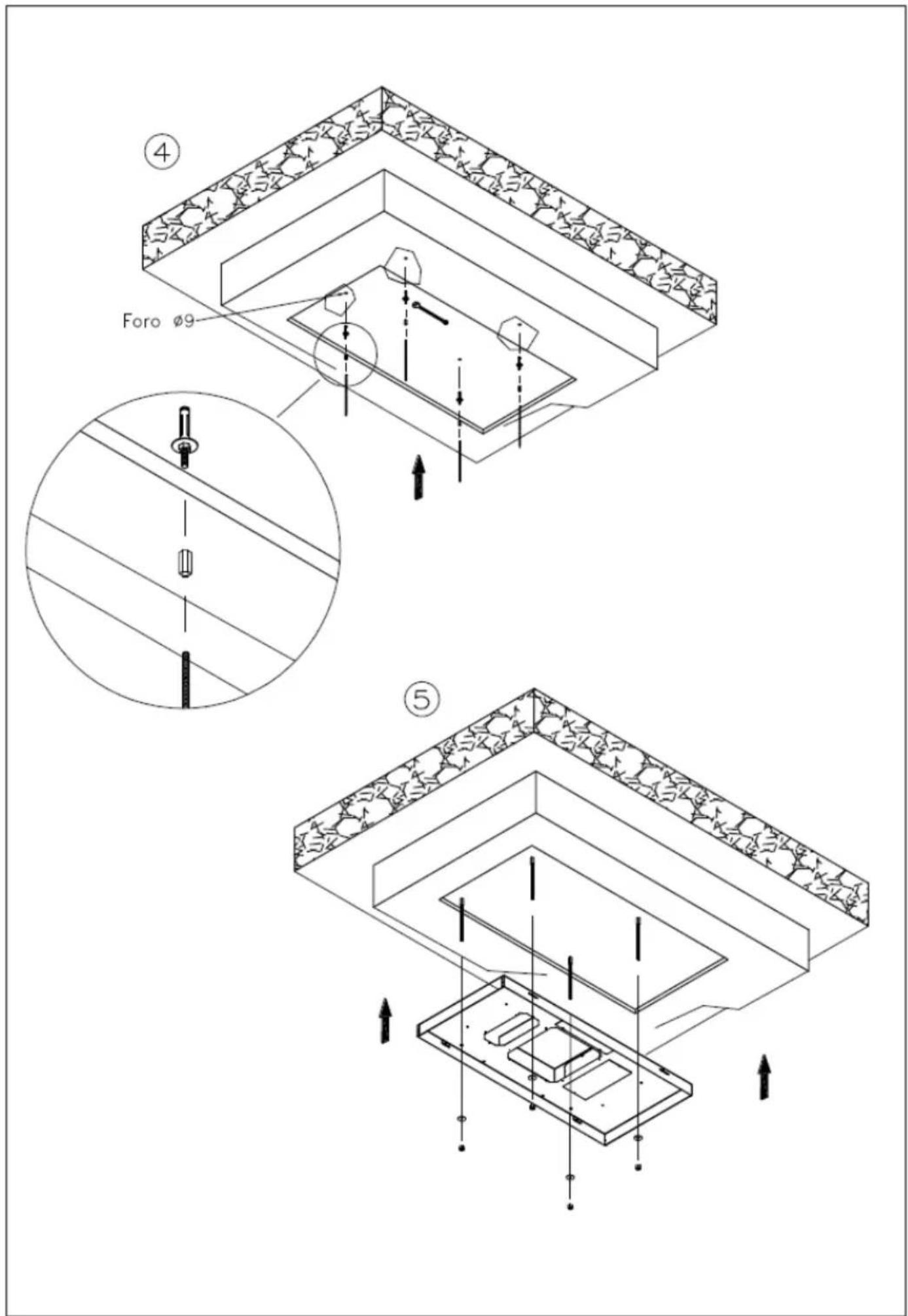 EICO Romeo 60 N SM ECO - CEILING PANLE 124 18Kg - 5