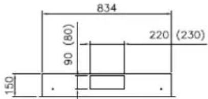 EICO Romeo 60 N SM ECO - DISTANTE 90 - DISTANTE 120 - CEILING STRIPE 90 - CEILING STRIPE 120 - 9