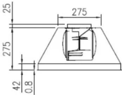 EICO Romeo 60 N SM ECO - CEILING PANLE 124 18Kg - 82