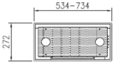 EICO Romeo 60 N SM ECO - CEILING PANLE 124 18Kg - 80