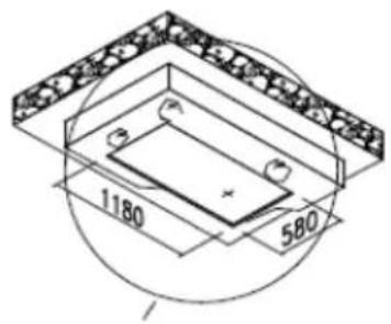 EICO Romeo 60 N SM ECO - CEILING PANLE 124 18Kg - 27