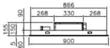 EICO Romeo 60 N SM ECO - CEILING PANLE 124 18Kg - 30
