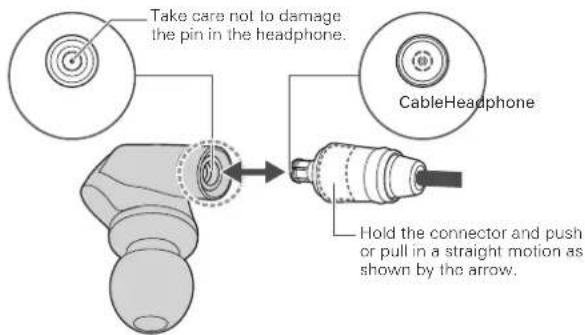 AUDIO TECHNICA ATHIEX1 - How to replace the detachable cable - 1