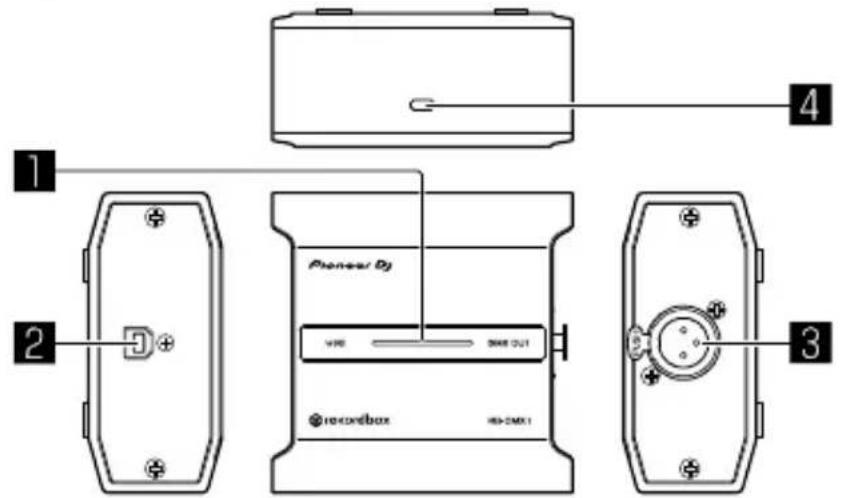 PIONEER RBDMX1 - Part names / Noms des éléments / Teilenamen / Nomi delle varie parti / Namen van onderdelen / Nombres de piezas / Nomes de peças / Названия компонентов / 各部の名称 - 1
