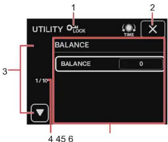PIONEER DJMV10LF - Écrans [utility]/[my settings] - 1