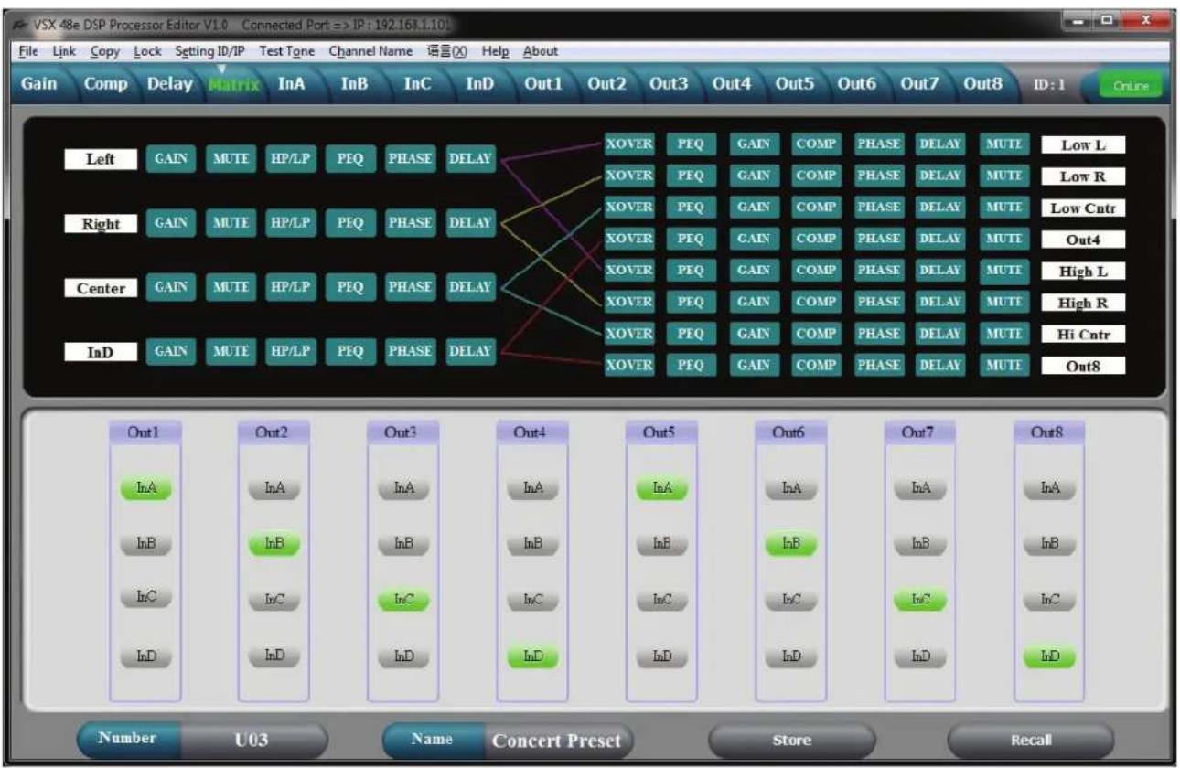 PEAVEY VSX 48e - Écran matrix - 1