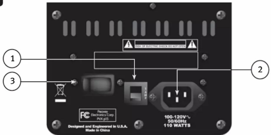 PEAVEY PVXp 15 Bluetooth - PANEL TRASERO - 1