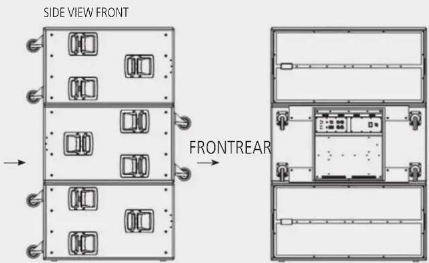 RCF TTS56A - CONNECTIONS - 1