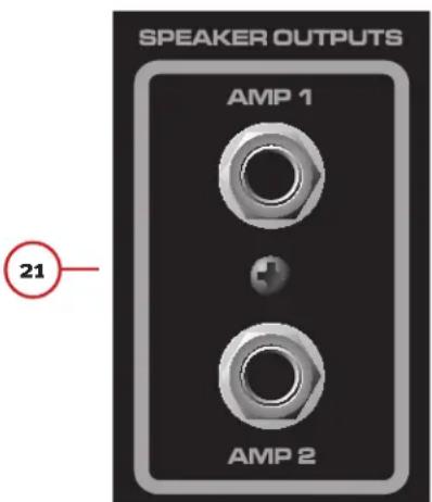 PEAVEY PV 5300 - SPEAKER OUTPUTS -LIITIMET - 1