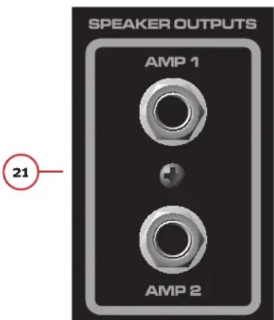 PEAVEY PV 5300 - Speaker outputs - 1