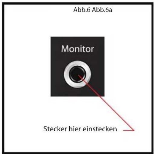 PEAVEY Escort 6000 - Einen Monitor verbinden - 2