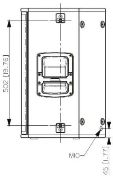 RCF NX 910A - PANEL TRASERO Y CONTROLES - 12