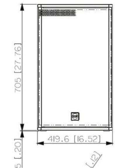 RCF NX 910A - PANEL TRASERO Y CONTROLES - 19