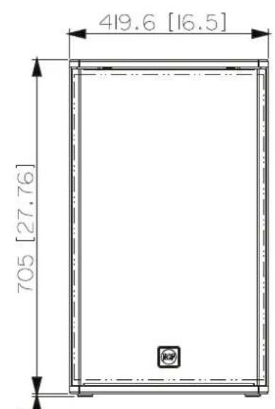 RCF NX 910A - PANEL TRASERO Y CONTROLES - 9