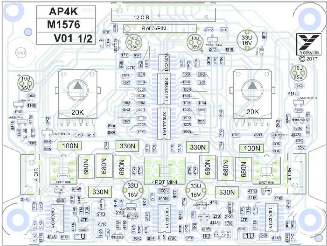 YORKVILLE AP4K - Components Value - 1