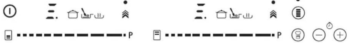 Collection of icons and symbols including battery, switch, document, and radio buttons with corresponding labels
