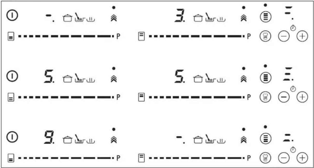 Diagram showing nine labeled icons with symbols and connecting lines, likely representing a menu or navigation system.