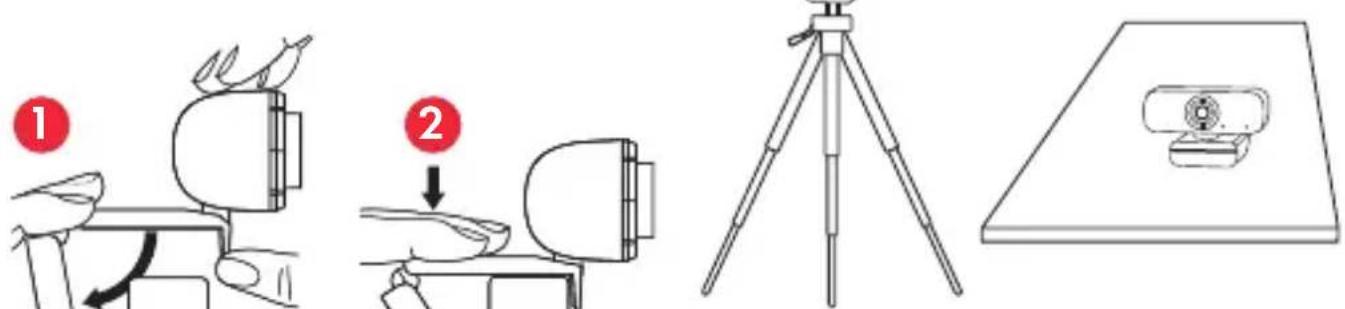 ProXtend X301 - PLATZIEREN SIE IHRE WEBCAM - 1