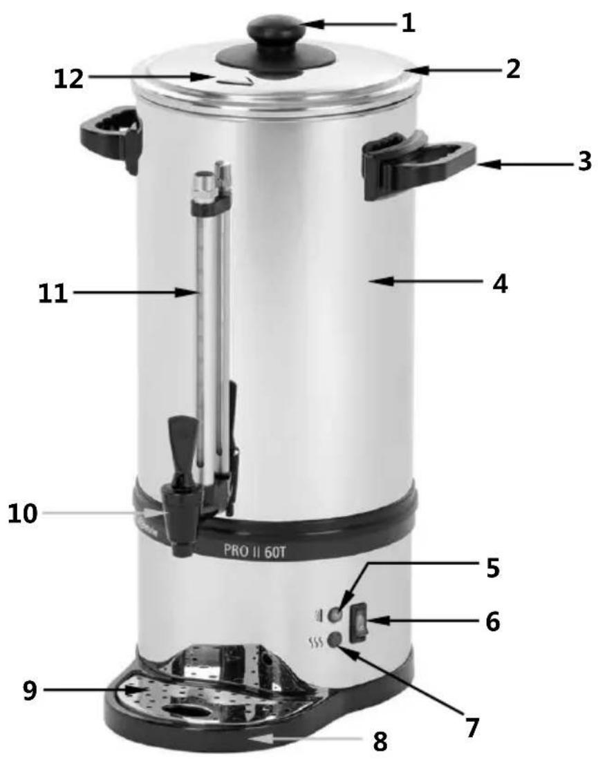 BARTSCHER PRO II 40T - Baugruppenübersicht - 1