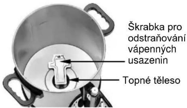 BARTSCHER PRO II 40T - Vždy používejte pouze priloženou škrabku pro odstražovány vapennych usazenin! - 1