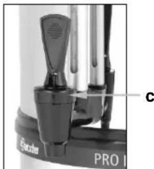 BARTSCHER PRO II 40T - Vypustny kohoutek - 1