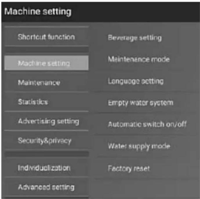 BARTSCHER KV1 Comfort - Paramètres programmes - 1