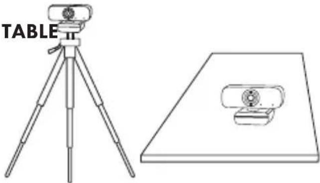 ProXtend X701 - Sur écran sur mini-trépied sur TABLE - 3