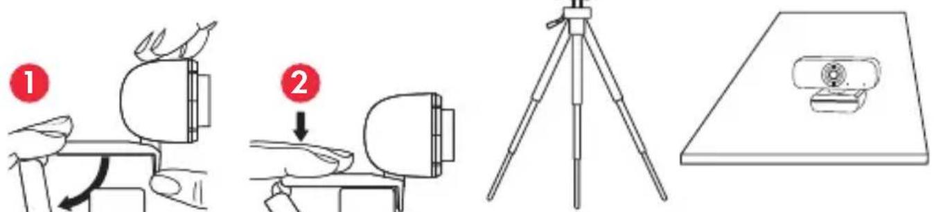 ProXtend X701 - PLATZIEREN SIE IHRE WEBCAM - 1