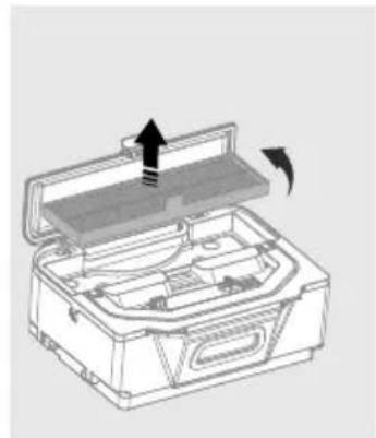 MEDION S20 SW (MD 20011) - Pulizia del contentitore della polvere - 4