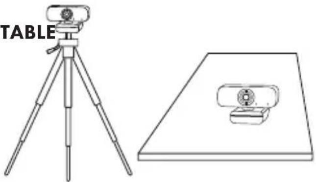 ProXtend X501 - Sur écran sur mini-trépied sur TABLE - 3