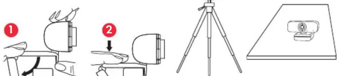 ProXtend XSTREAM - PLATZIEREN SIE IHRE WEBCAM - 1