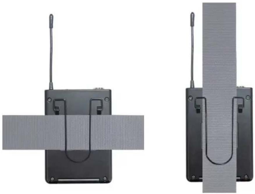 LD Systems U308 BPL - FIJACION DEL TRANSMISOR DE PETACA - 1