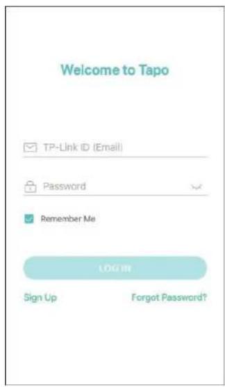 TP-LINK Tapo C420S2 - Étape 2. Se connecter - 1